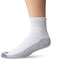 Dickies Men's 5-Pair White Quarter / Ankle Work Socks - Big & Tall 12-15