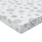 Ambesonne Winter Fitted Sheet Set, Pattern Ornate Snowflake Motifs and Dots Retro Christmas Inspired Repetitive, Decorative Bedding All-Round Elastic Pocket 2 Pcs, Twin XL Size, Pale Grey