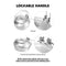Fire Maple Niumbus 1.2L Camping Kettle Camp Tea Coffee Pot | 1.2L Aluminum Outdoor Hiking Water Boiler | Portable Teapot Lightweight with Foldable Handle for Bushcraft