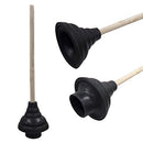 HAUTMEC Rubber Toilet Plunger for Bathroom, Sinks & Drain Clogs - Use in Homes, Commercial & Industrial Buildings PL10091701