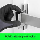 Doorricade Door Security Bar-by -Secure The Entire Width of Your Inward Opening Door with a Proper Security Door Barricade Lock