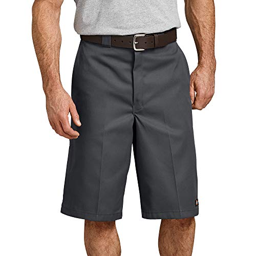 Dickies Men's 13 Inch Loose Fit Multi-Pocket Work Short, Charcoal, 32
