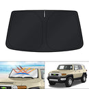 KUST Windshield Sun Shade for Toyota FJ Cruiser Sport Utility 2007-2014 Window Sunshade Sun Visor Protector Foldable Blocks UV Rays Keep Your Car Cooler