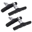 2 X FITTOO Bike Bicycle Brake Pads, Bike V Brake Pad, Universal Brake Shoes, Length 70mm (2 Pairs)