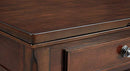 Signature Design by Ashley Porter Traditional Hand-Finished Lift Top Coffee Table, Dark Brown