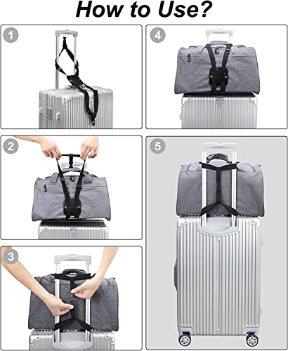 Bag Bungee Luggage Bungee Luggage Strap Suitcase Belt Elastic Bag Bungees,2Pcs Bag Bungee Luggage Straps,Travel Luggage Bag Bungee Suitcase Belt,Luggage Strap Suitcase Strap,Luggage Straps Bag Bungees