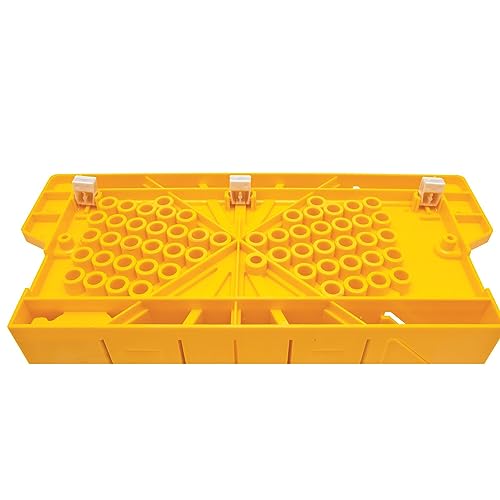 STANLEY 20-600 Clamping Mitre Box with Saw, Yellow/Black