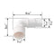 ATIE 1.5" 90 Degree Elbow Pool Hose Adapter Fitting SPX1105Z3 Replacement for Above-Ground Pool Pump, Filter, Skimmer, Compatible with Hayward SPX1105Z3, SPX1105Z4, SPX1091Z7 Adapters (2 Pack)