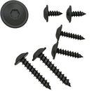 Auprotec Tapping Screws 4.2 x 22 mm Flat Head with Washer Torx Black Galvanised DIN 7049 4.2 x 22 mm Pack of 100