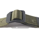 Carhartt Men's Standard Casual Rugged Belts, Available in Multiple Styles, Colors & Sizes, Nylon Webbing Ladder Lock (Army Green), Large