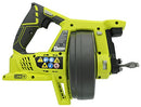 Ryobi P4001 One+ 18V Lithium Ion All-In-One 25 Foot Drain Auger for Sinks or Toilets (Battery Not Included, Power Tool Only)
