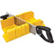 STANLEY 20-600 Clamping Mitre Box with Saw, Yellow/Black