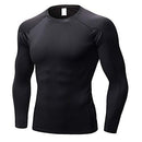 Mens Workout Compression Set Pants and Long Sleeve Shirts Winter Warm Thermal Base Layer Top & Bottom