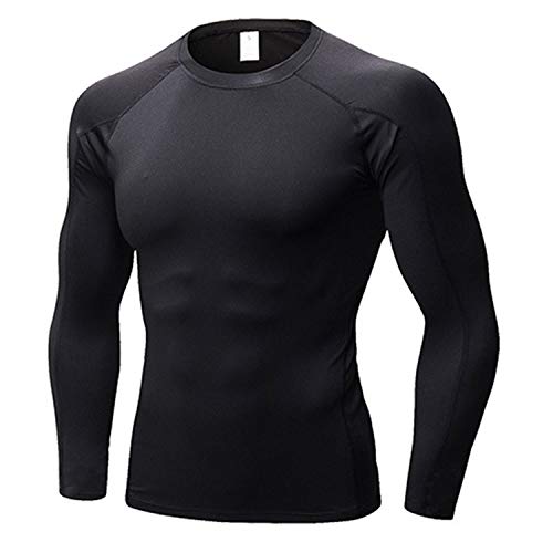 Mens Workout Compression Set Pants and Long Sleeve Shirts Winter Warm Thermal Base Layer Top & Bottom