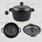 Fresh Australian Kitchen Dutch Oven – 5.2 Litre Pan & 25cm Skillet Set - Pre-Seasoned Casserole Pot