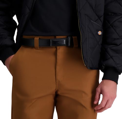Dickies Men's No-scratch Mechanic Belt, Black, Large (38-40)