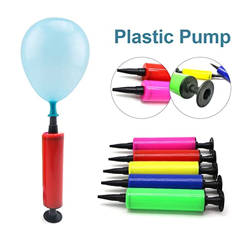 Balloon Pump Hand Held | Portable Air Pump Balloon Pump Inflator - Hand Pump for Inflatables, Pool Floats, Party Garlands (Random Color) Generic