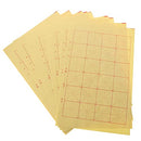 Healifty 150 Sheets Chinese Calligraphy Paper Ink Writing Grid Rice Paper for Chinese Calligraphy Brush Writing Sumi Set