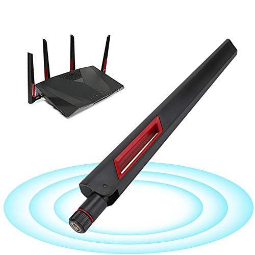 3Pcs Small WiFi Antenna Dual Band, 2.4 Ghz to 5.8 Ghz Extendable Antenna, High Gain Router Antenna for RT AC68U, EX6200, AC15, AC68U, RT AC88U, AC88U, AC3200, AC66U