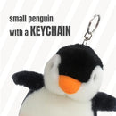 [2pcs Pack] Soft Plush Penguin Stuffed Cute Baby Animal Dolls and Keychain, Ideal Party Souvenir Kids Boys Girls Girlfriend Valentines Day Christmas Birthday Gifts Toy Lot (Black)