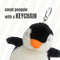 [2pcs Pack] Soft Plush Penguin Stuffed Cute Baby Animal Dolls and Keychain, Ideal Party Souvenir Kids Boys Girls Girlfriend Valentines Day Christmas Birthday Gifts Toy Lot (Black)