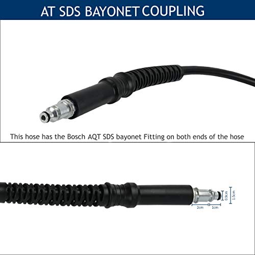 DERASL Bosch 6M High Pressure Hose with Quick Connection for Bosch AQT Pressure Washer Accessories