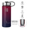 METEOR Insulated Water Bottle-Stainless Steel,Upgraded Leakproof Lids,Wide Mouth,Vacuum Insulated Flask,Three Lids,Drink Bottle for Sports,Travel,Office,Outdoor,Kids
