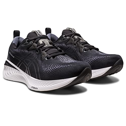 ASICS Men's Gel-Cumulus 25 Running Shoes, Black/Carrier Grey, 12 Wide