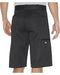 Dickies Mens 13 Inch Inseam Striped Short With Multi Use Pocket, Black, 30
