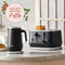 Sunbeam Kyoto City Collection 4-Slice Toaster | High Lift & Quick Check Lever, Self-Centering Slots, 9 Browning Settings, Removable Crumb Tray, Black TAM8004BK