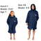 COR Surf Swim Parka | Heavy Warm Surf Jacket for Men, Women and Kids | Water Resistant and Absorbent Terry Towel Lining
