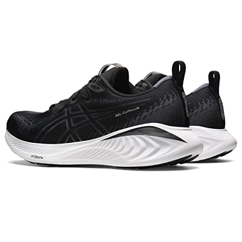 ASICS Men's Gel-Cumulus 25 Running Shoes, Black/Carrier Grey, 12 Wide