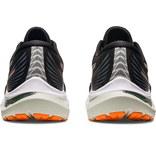 ASICS Men's GT-2000 11 Running Shoes, Black/Sun Peach, 10.5 X-Wide