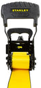 STANLEY S10074 1.5" x 16' Ratchet Tie Down Straps - Heavy Cargo Hauling (3,300 lbs Break Strength) 4 Pack