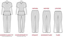 Dickies Xtreme Stretch Scrubs for Women, Drawstring Flare Leg Cargo Pant Plus Size 82011, 4XL, Ceil, Eggplant, X-Large