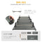 KingCamp Ultra-light Folding Camping Bed for Home Festivals Outdoors Weight Capacity 120kg (Grey)