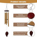 Wind Chimes,Memorial Wind Chimes,37Inch 6 Rustproof Tubes Large Deep Tone Wind Chimes Outdoor,Premium Chime for Home Garden Patio Decor,Sympathy Gift,Housewarming Gift