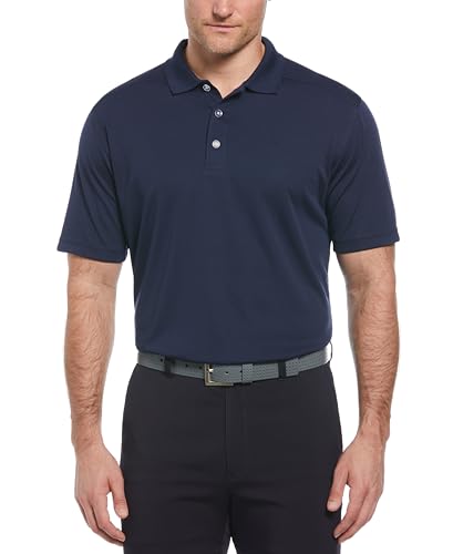 Callaway Men's Short Sleeve Core Performance Golf Polo Shirt with Sun Protection (Size Small-4x Big & Tall), Peacoat, Medium