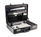Samsonite Bonded Leather Attache 15.6, Black, 18", Casual