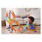 Hot Wheels Track Set with 1 Hot Wheels Car, Tall Figure-8 Track for Race & Stunting, Connects to Other Hot Wheels Tracks, Folds for Convenient Storage Multicolor HMB15