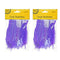 [2PK] Krafters Korner Craft Feathers, Versatile, Can Be Used For A Wide Range Of Projects, Perfect For Scrapbooking, Floral Arrangements, Costume Design And So Much More, Recommended For Ages 3+ Years - Purple (14cm)