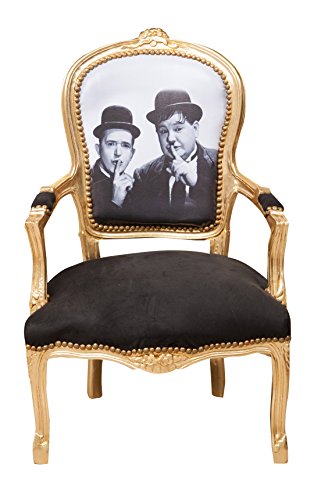 W65XDP65XH98 cm Sized Louis XIV French Style Solid Beech Wood Made Armchair