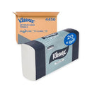 Kleenex Optimum Hand Towels (4456), Folded Paper Hand Towels, 20 Packs / Case, 120 Paper Towels / Pack (2,400 Towels), White