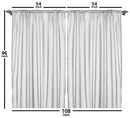 Ambesonne Ethnic Curtains, Chinese Ink Butterfly Plum Motif Heritage Oriental Eastern Ill?stration, Living Room Bedroom Window Drapes 2 Panel Set, 108" X 96", Pastel Yellow