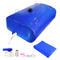 Portable Water Storage Bladder, Water Container Portable Water Bag with PVC Ball Valve, Thickened Foldable, Applicable to Liquid Storage and Transport, Garden, Agricultural Emergency, Blue (540L)