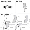 Airplane Footrest Adjustable Hanging Footrest Hammock Plane Leg Rest Foldable Memory Foam Plane Foot Hammock Office Footrests for Airplane Travel Flight Train Office