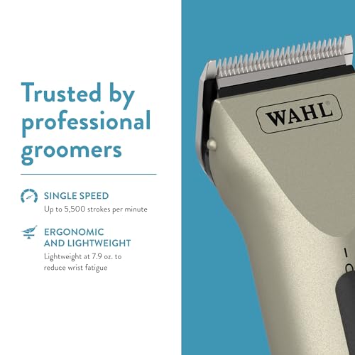 WAHL Professional Animal Arco Equine Horse Cordless Clipper Kit, Champagne (8786-800)