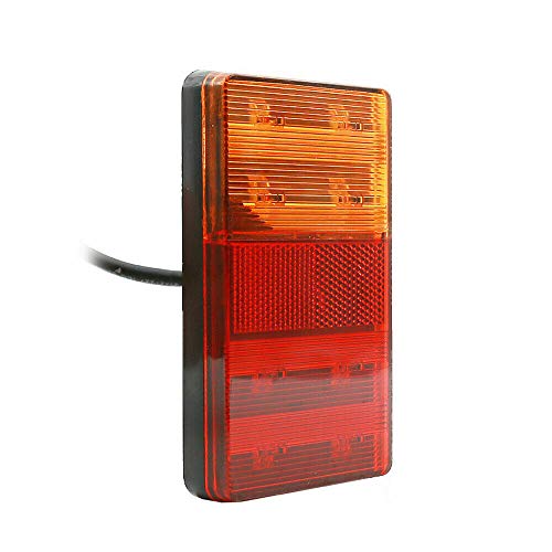2PCS LED Trailer Lights Tail Lamp Stop Indicator 12V Volt 4WD 4X4 Camper UTE