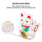 4 Inch Arm Waving Fortune Cat Battery Powered, Hand Waving Welcoming Cat Chinese Lucky Cat Decor for Home Desk Ornament Gift Giving