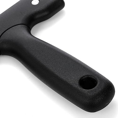 Peohud 2 Pack Coating Spatula for Chocolate, Stainless Steel Chocolate Scraper, Chocolate Thermostat Spatula for Smoothing Dough, Cake
